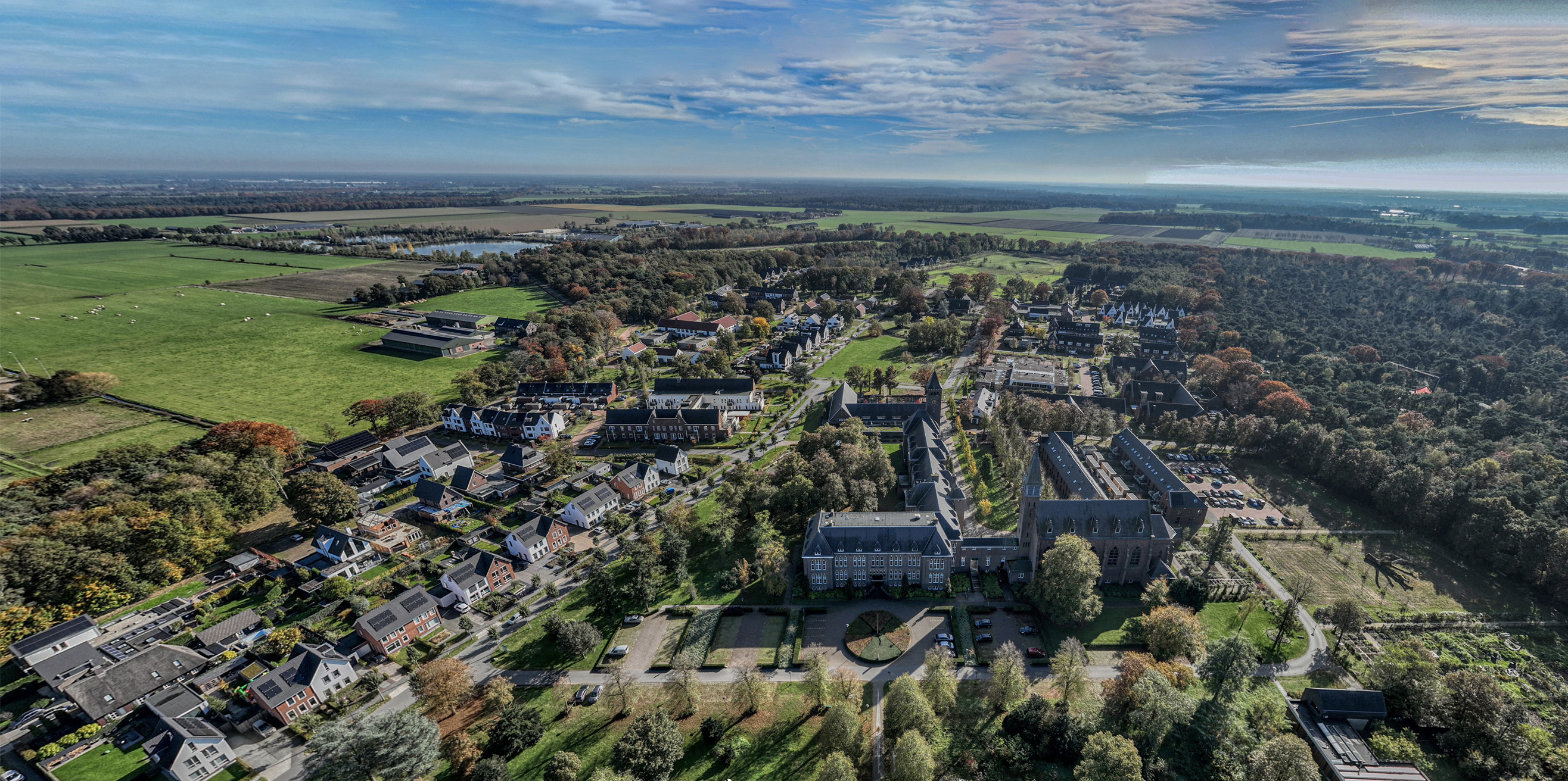 Panoramic view of Kloostervelden